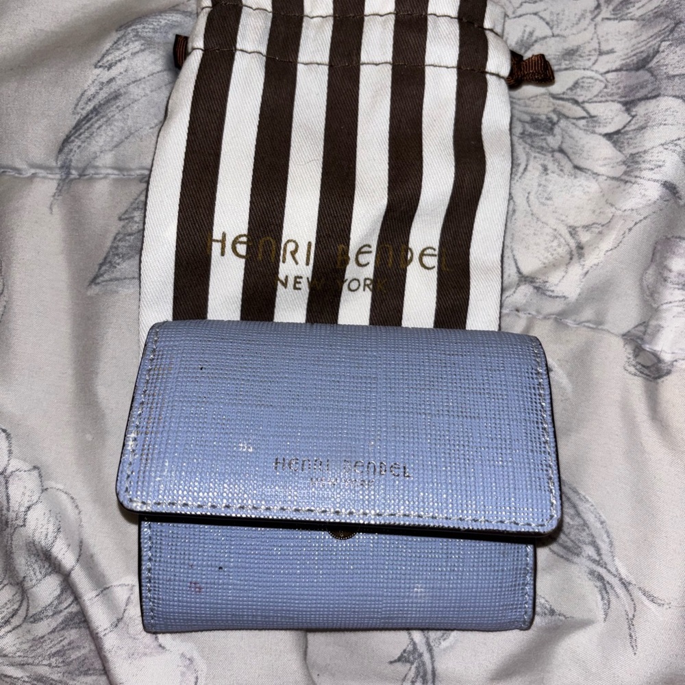 Henri Bendel Light Blue Wallet